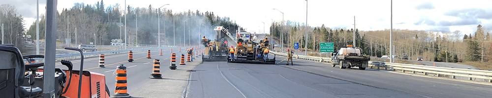 asphalt on roadway