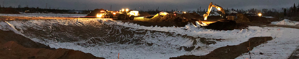 industrial and mining gravel rocks working