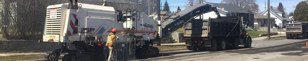 municipal machines working